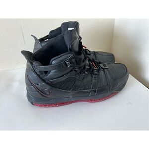 NIKE Zoom LeBron III 3 Black / Varsity Crimson 312147-004 Size 10